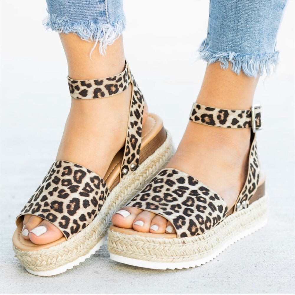 Leopard Espradille Sandal💫